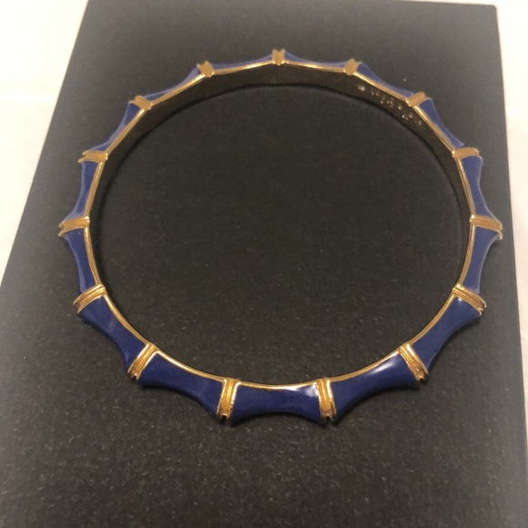 Stella and Dot retired gold metal and enamel bangle bracelets. - Picture 2 of 8